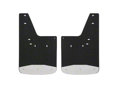 Textured Rubber Mud Guards; Rear; 12-Inch x 20-Inch (10-24 RAM 3500)