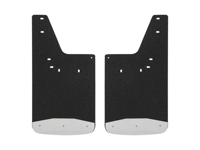 Textured Rubber Mud Guards; Front; 12-Inch x 23-Inch (10-24 RAM 3500)