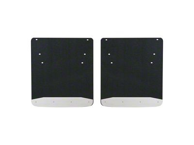 Textured Rubber Mud Guards; Rear; 20-Inch x 23-Inch (10-18 RAM 3500 DRW)