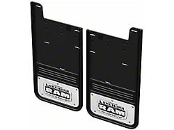 No-Drill Mud Flaps with Longhorn Logo; Rear (19-24 RAM 3500 SRW)