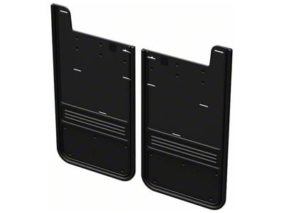 No-Drill Mud Flaps; Rear (19-24 RAM 3500 SRW)