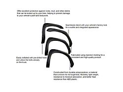 OE Factory Style Fender Flares; Black (02-09 RAM 3500 SRW)