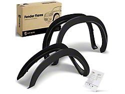 OE Style Fender Flares; Black (03-09 RAM 3500 SRW w/ 6.4-Foot Box)