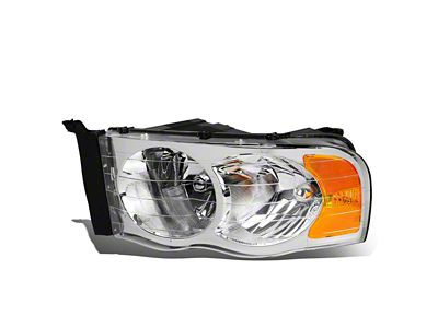OE Style Headlight; Black Housing; Clear Lens; Driver Side (03-05 RAM 3500)