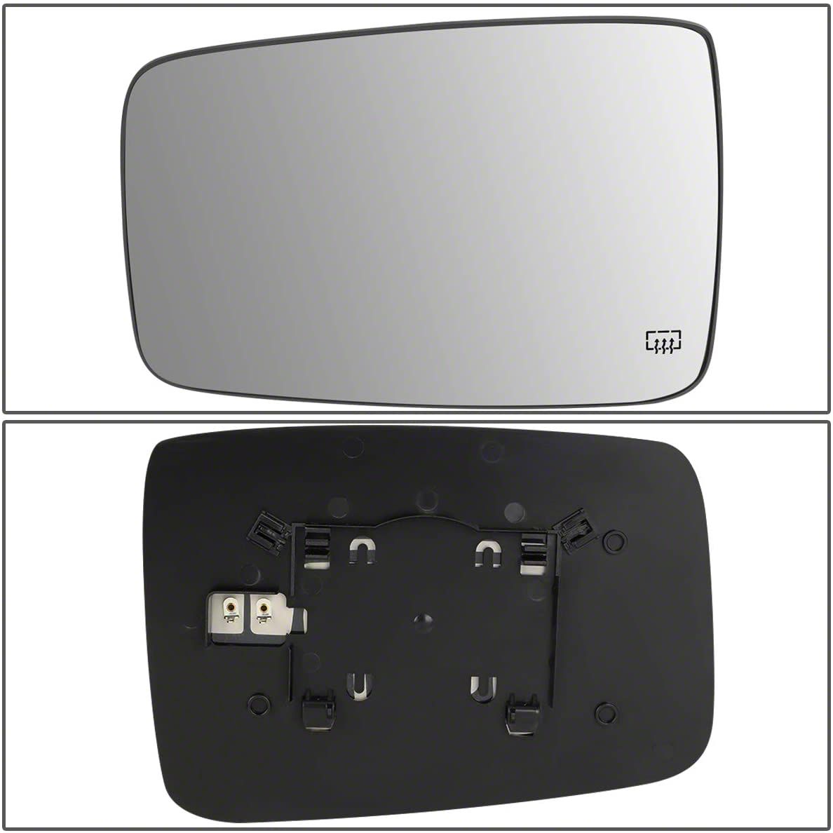WLLW Driver Left Side Tow Mirror Glass – Fits 1994-2009 Dodge Ram 3500 – Convex, Power Adjust