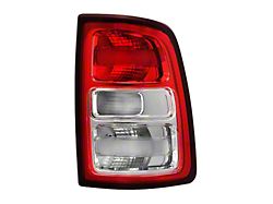 OE Style Tail Light; Chrome Housing; Red Clear Lens; Passenger Side (19-21 RAM 3500 Big Horn, Tradesman)