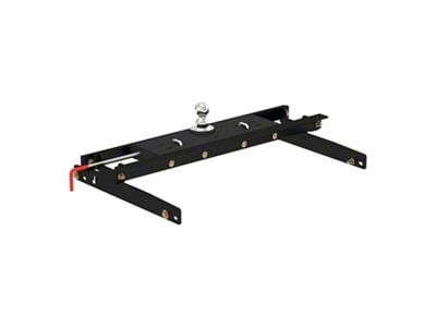 OEM Puck System 2-5/16-Inch Gooseneck Ball and Safety Chain Anchor Kit; 4-Inch Offset with ShockDrop (94-02 RAM 3500, Excluding Cab & Chassis)