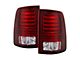 OEM Style LED Style Tail Lights; Chrome Housing; Dark Red Lens (10-18 RAM 3500 w/ Factory Halogen Tail Lights)