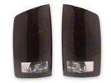 OEM Style Tail Lights; Chrome Housing; Red Smoked Lens (03-06 RAM 3500)
