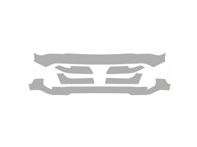 Paint Protection PPF Pre-Cut Kit; Grille; Gloss (19-24 RAM 3500 Big Horn & Tradesman Crew Cab)