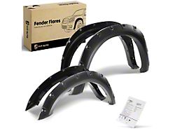Pocket Rivet Style Fender Flares; Black (19-24 RAM 3500 SRW)