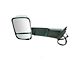 Powered Heated Memory Manual Folding Towing Mirror with Chrome Cap; Driver Side (13-18 RAM 3500)