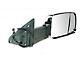 Powered Heated Memory Power Folding Towing Mirror with Chrome Cap; Passenger Side (13-18 RAM 3500)