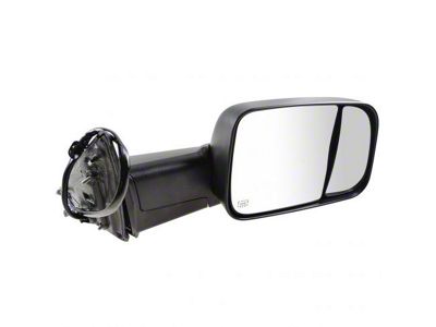 Powered Heated Memory Power Folding Towing Mirror; Passenger Side (13-18 RAM 3500)