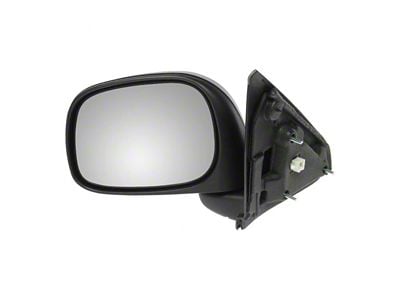Powered Heated Mirror; Textured Black; Driver Side (03-09 RAM 3500)
