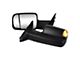 Powered Heated Towing Mirrors with Amber LED Turn Signals and Puddle Lights; Black (13-15 RAM 3500)