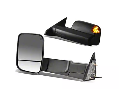 Powered Heated Towing Mirrors with Amber LED Turn Signals (10-18 RAM 3500)