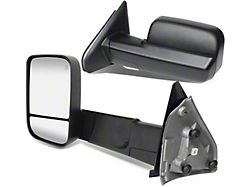 Powered Heated Towing Mirrors; Black (03-09 RAM 3500)