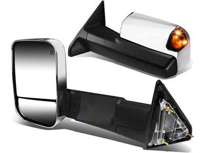 Powered Heated Towing Mirrors with Smoked LED Turn Signals (10-18 RAM 3500)