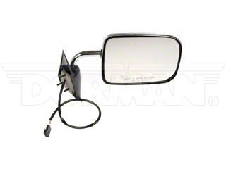 thumbnail image 2 of AM Autoparts Chrome Manual Side View Mirror – Passenger Right – For 1994-1997 Dodge Ram Truck 2 of 3