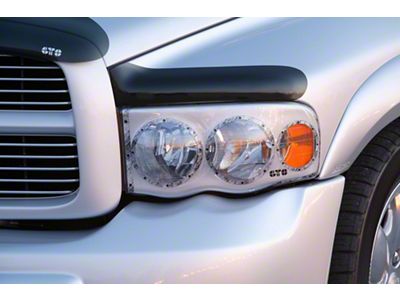 Pro-Beam Headlight Covers; Platinum Look (03-05 RAM 3500)