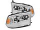 PRO-Series Projector Headlights; Chrome Housing; Clear Lens (10-18 RAM 3500 w/ Factory Halogen Non-Projector Headlights)