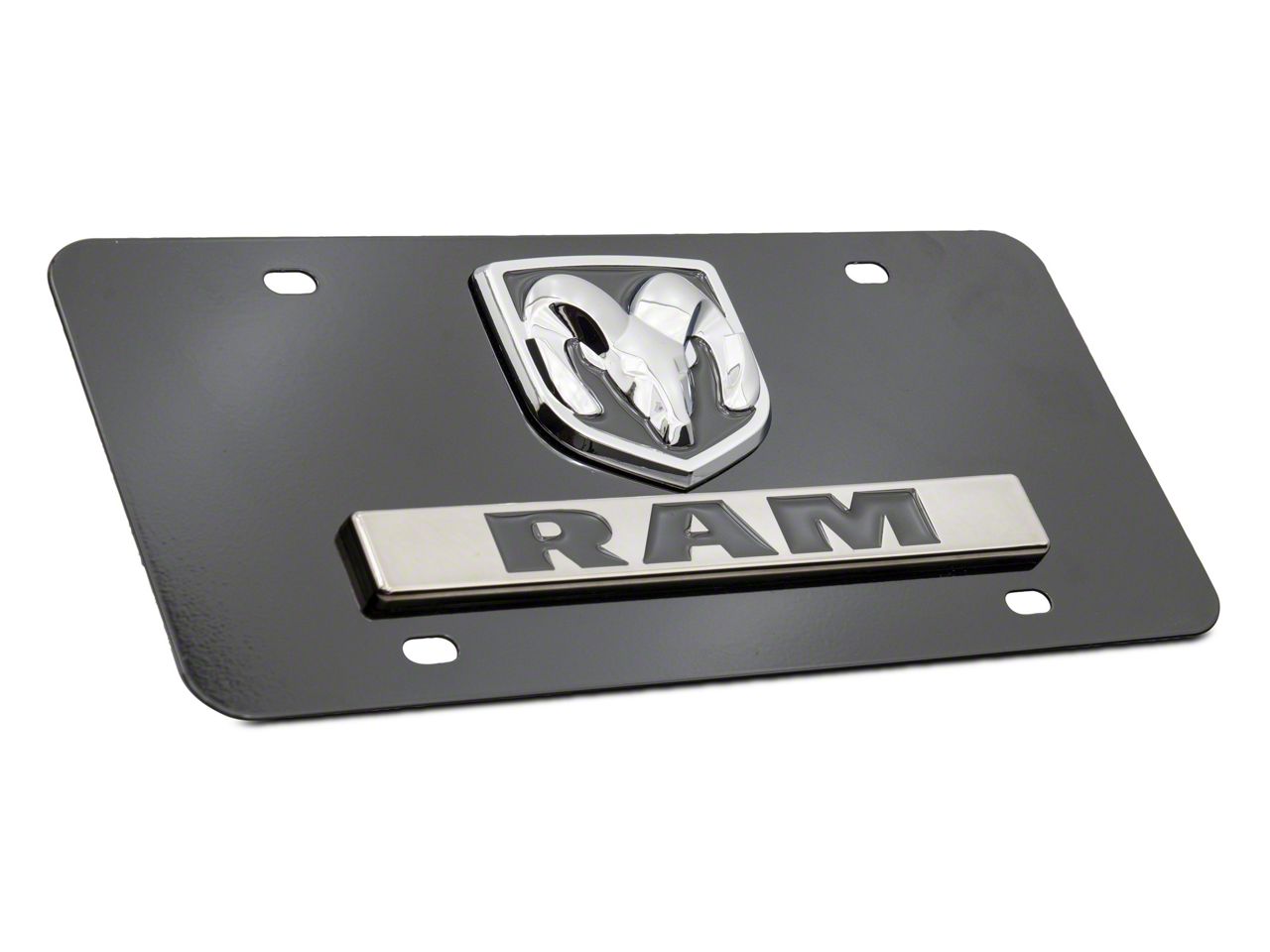 IPick Image RAM 1500 Truck Grill Graphic Aluminum License Plate – Made In USA, Front Mount, Custom Aftermarket Style, 1-Year Warranty