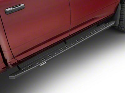 Go Rhino RB30 Slim Line Running Boards; Textured Black (10-24 RAM 3500 Crew Cab)