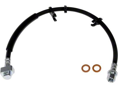 Rear Brake Hydraulic Hose; Inner; 22-Inch Long (13-14 RAM 3500 Cab and Chassis)