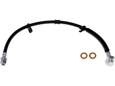 Rear Brake Hydraulic Hose; Inner; 23.25-Inch Long (13-14 RAM 3500 Cab and Chassis)