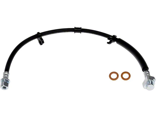 Rear Brake Hydraulic Hose; Inner; 23.25-Inch Long (13-14 RAM 3500 Cab and Chassis)
