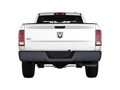 Rear Bumper Cover; Not Pre-Drilled for Backup Sensors; Armor Coated (10-18 RAM 3500)