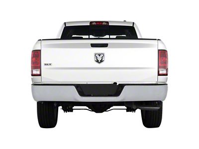 Rear Bumper Cover; Not Pre-Drilled for Backup Sensors; Gloss White (10-18 RAM 3500)