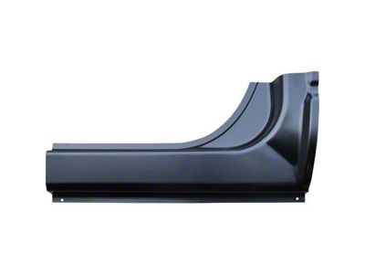 Rear Door Slip on Rocker Extension; Driver Side (06-09 RAM 3500 Mega Cab)