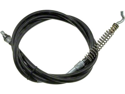 Rear Parking Brake Cable; 87-Inch; Driver Side (2008 RAM 3500)