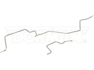 Rear Pre-Bent Brake Line Kit; Stainless Steel (95-02 RAM 3500 Cab & Chassis DRW)