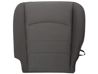 Replacement Bottom Bucket Seat Cover; Driver Side; Diesel Gray Cloth (13-18 RAM 3500 SLT, Tradesman)