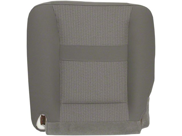 Replacement Bottom Bucket Seat Cover; Driver Side; Khaki/Tan Cloth (06-09 RAM 3500 SLT w/ Seat Flap)