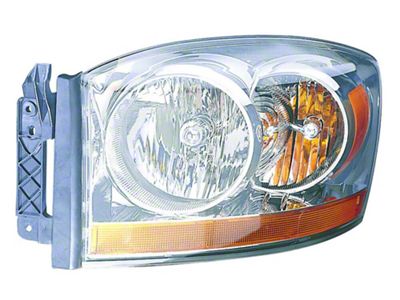 Replacement Headlight; Driver Side (2006 RAM 3500)