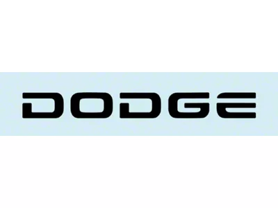 Rounded Corners Tailgate Decal; Tan (94-02 RAM 3500)