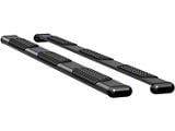 O-Mega II 6-Inch Wheel-to-Wheel Oval Side Step Bars; Body Mount; Textured Black (03-09 RAM 3500 Regular Cab w/ 8-Foot Box, Mega Cab)