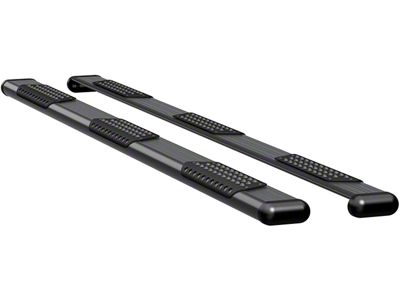 O-Mega II 6-Inch Wheel-to-Wheel Oval Side Step Bars; Body Mount; Textured Black (03-09 RAM 3500 Quad Cab w/ 8-Foot Box)