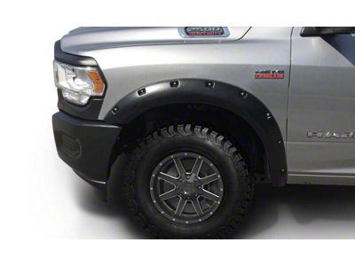 RX-Rivet Style Fender Flares; Front; Smooth (19-22 RAM 3500 SRW)
