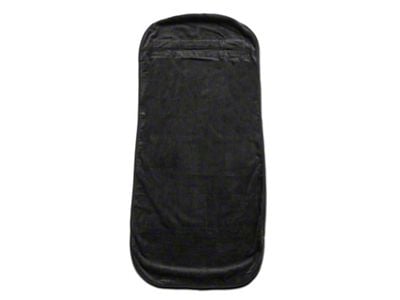 Seat Towel; Black (Universal; Some Adaptation May Be Required)