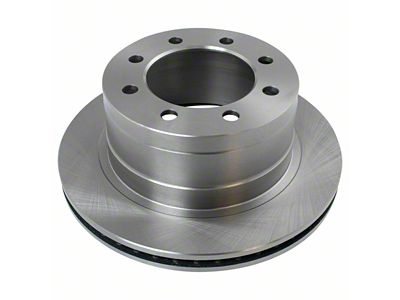 Semi-Metallic 8-Lug Brake Rotor, Pad and Caliper Kit; Rear (03-08 RAM 3500)