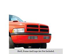 Stainless Steel Billet Lower Bumper Grille; Black (94-02 RAM 3500 w/o Sport Package)