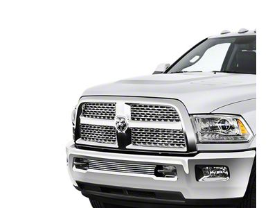 Stainless Steel Billet Lower Grille Insert; Chrome (13-18 RAM 3500)