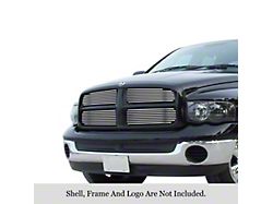Stainless Steel Billet Upper Grille Overlay; Polished (03-05 RAM 3500)