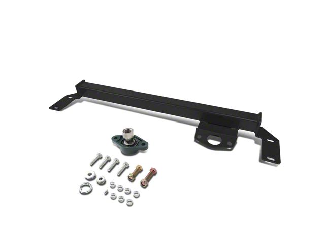 Steering Box Support Brace; Black (03-08 4WD RAM 3500 w/ Upgraded Steering Box)