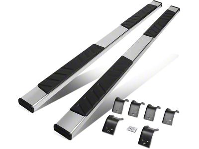 Step Nerf Bar; 4-Door; Silver (11-20 RAM 3500 Crew Cab)